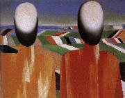 Kasimir Malevich Two Peasants USA oil painting artist